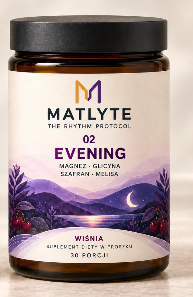 Słoik MATLYTE Evening z formułą zawierającą magnez